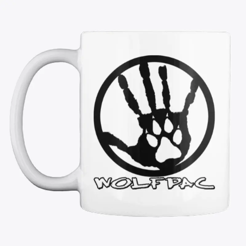 WOLFPAC "Black & White" Coffee Mug