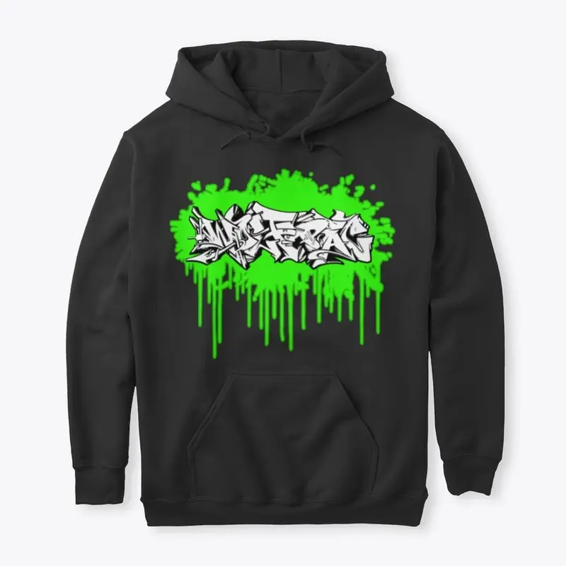 WOLFPAC "Green Paint Drips" Hoodie