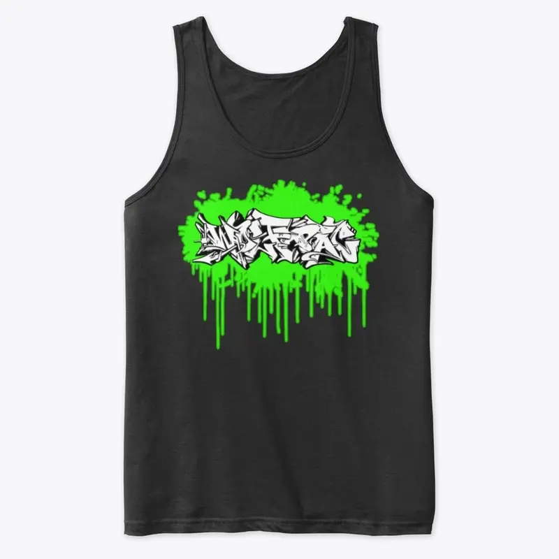 WOLFPAC - "Green Paint Drips" Tank