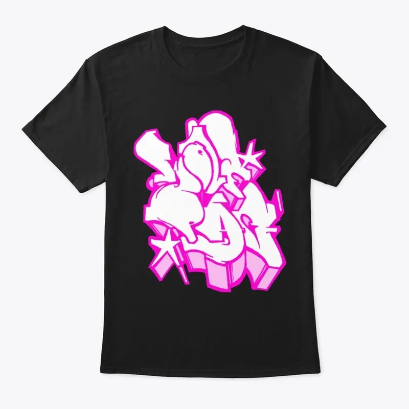 WOLFPAC - "Bubble Pink Graffiti" Tee